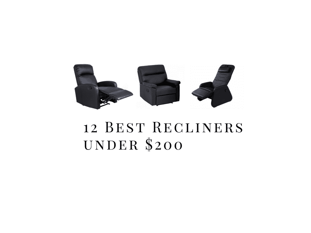 12 Black Recliners under 200 in 2024 • Recliners Guide