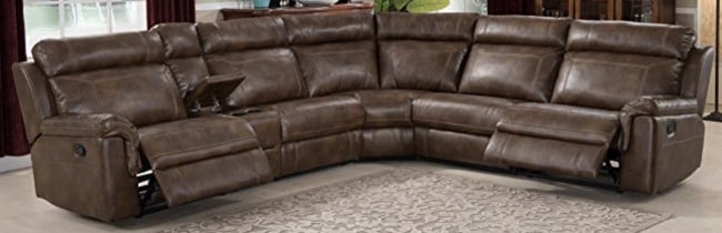 Leather Sectional Sofas With Recliners, Best Leather Sectional Sofa With Recliner