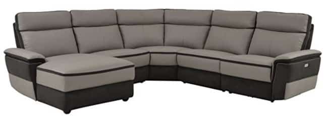 leather sectional sofas with recliners
