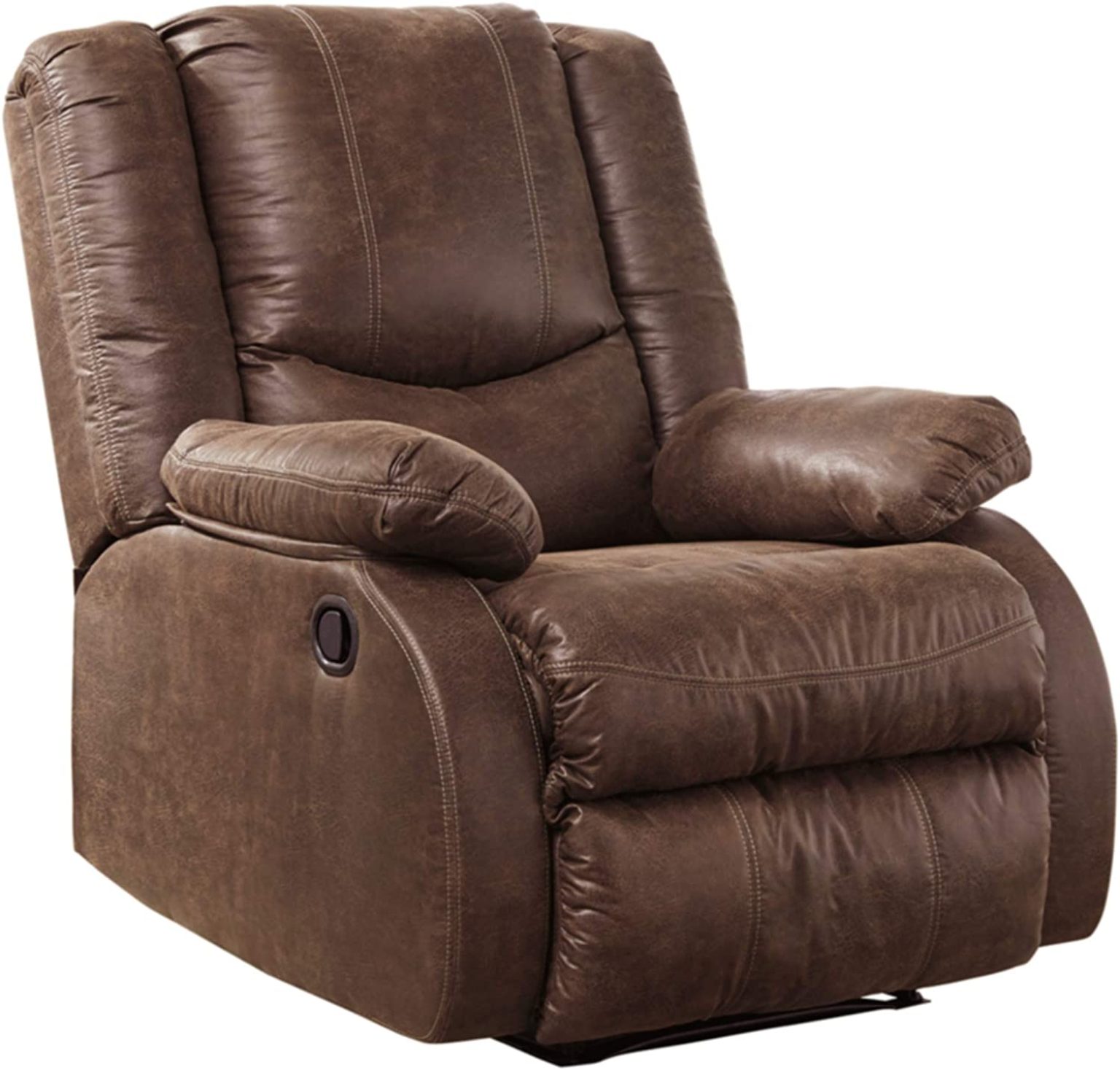 10 Best Leather Recliners For Small Spaces In 2024 Recliners Guide   Ashley Recliner 1536x1467 