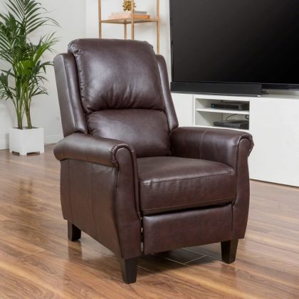 Top 10 Brown Leather Recliner Chairs 2024 Reviews Guide Recliners   Brown Recliner 1 420x420 