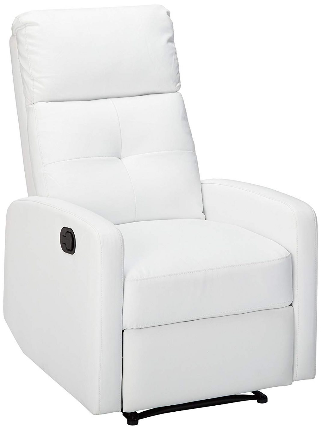 white leather recliner        <h3 class=