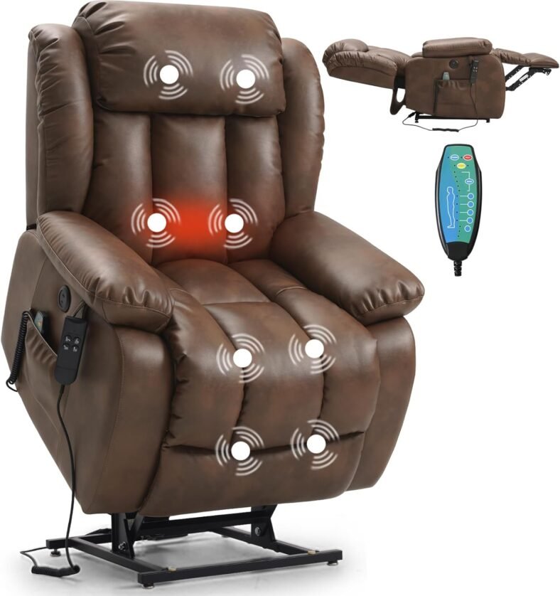 5 Best Power Lift Recliners with Heat and Massage in 2026 • Recliners Guide