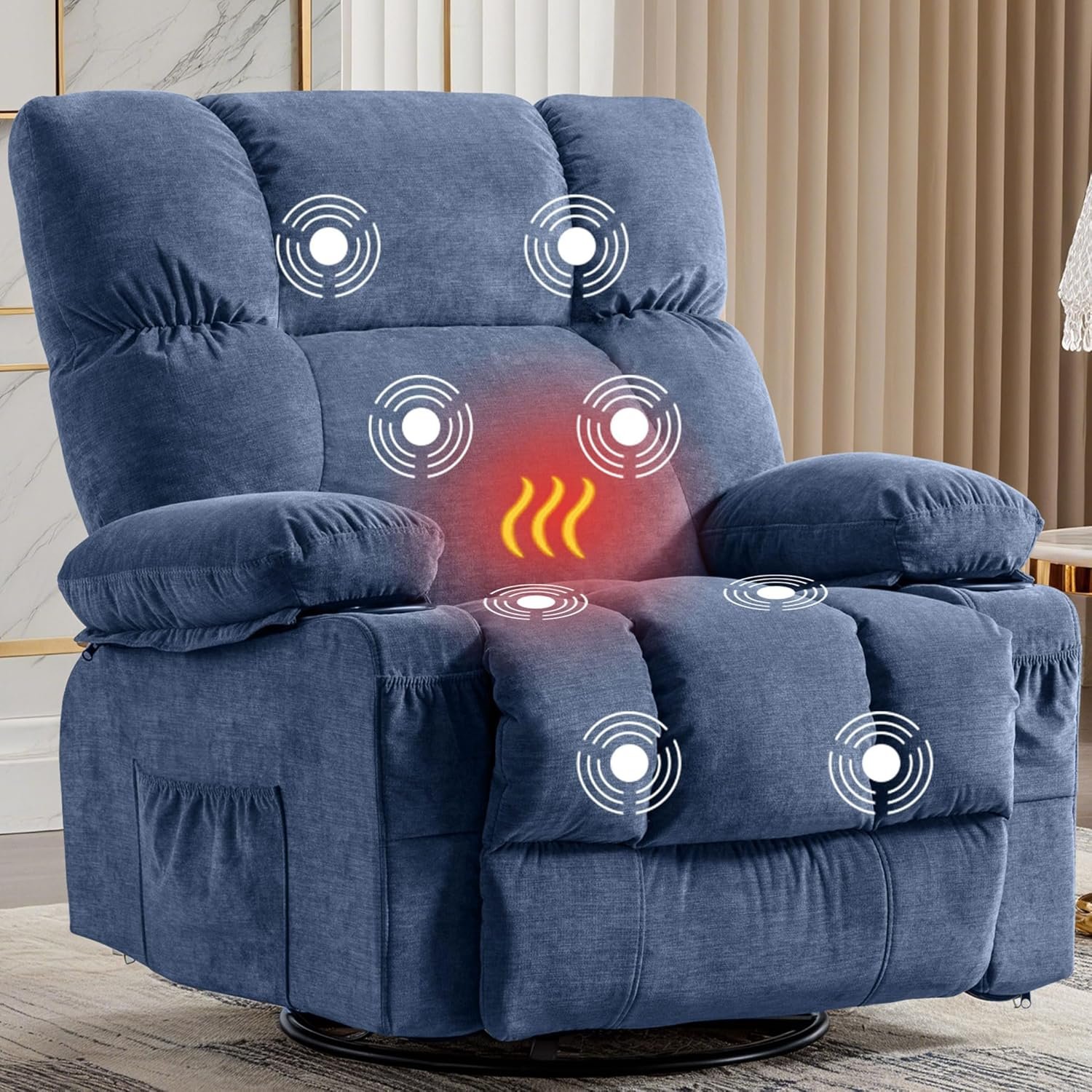 5 Best Power Lift Recliners with Heat and Massage in 2026 • Recliners Guide
