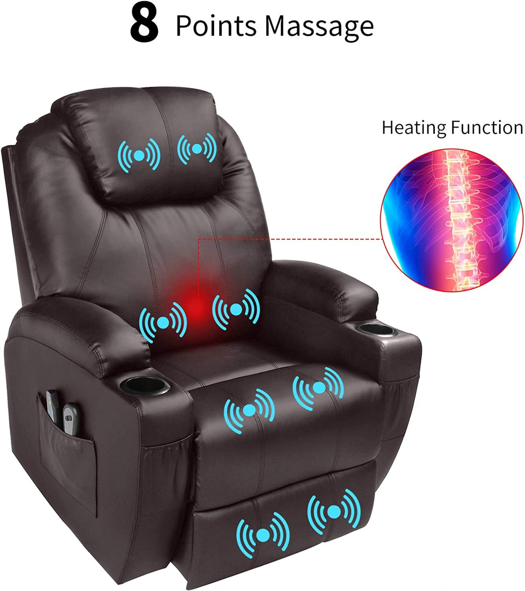 9 Best Recliners with Heat and Massage in 2024 Reviews & Guide • Recliners Guide