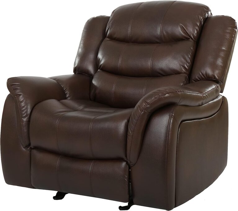 Faux Leather Recliner 767x680 